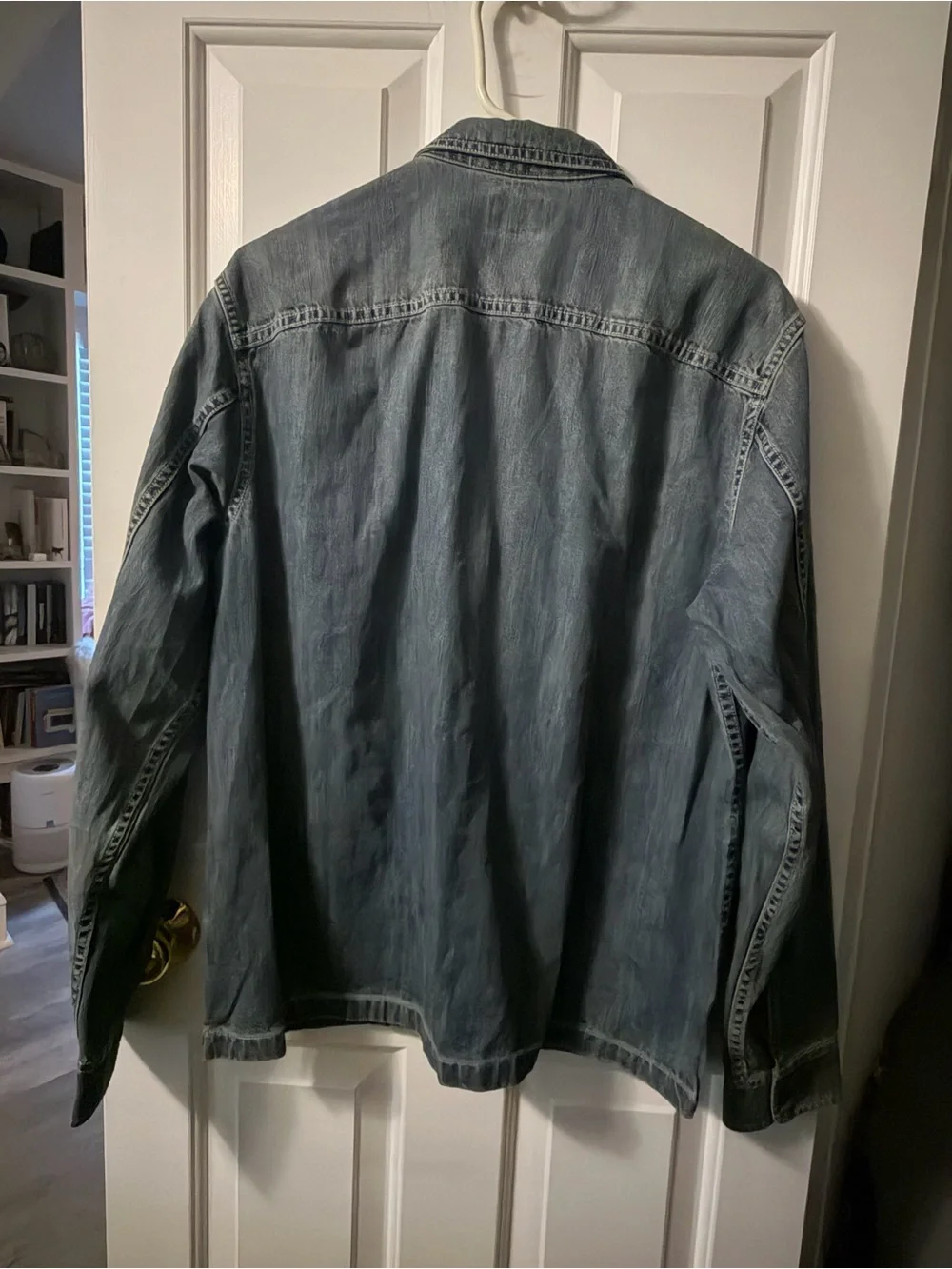 J. Crew NWT Men's Blue Denim Zip-Front Jacket